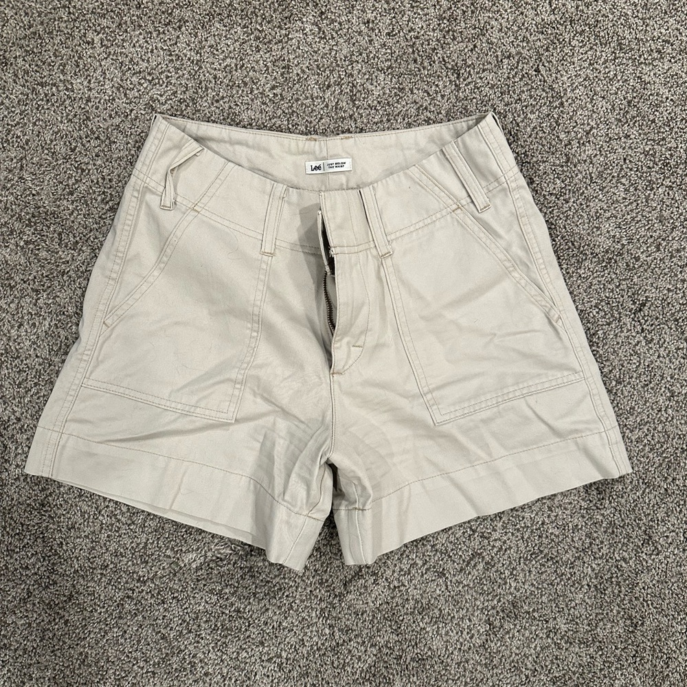 Lee Women's Tan Cargo Shorts